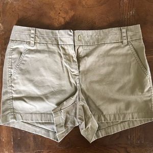 J. Crew Honey Tan 4” Chino Shorts